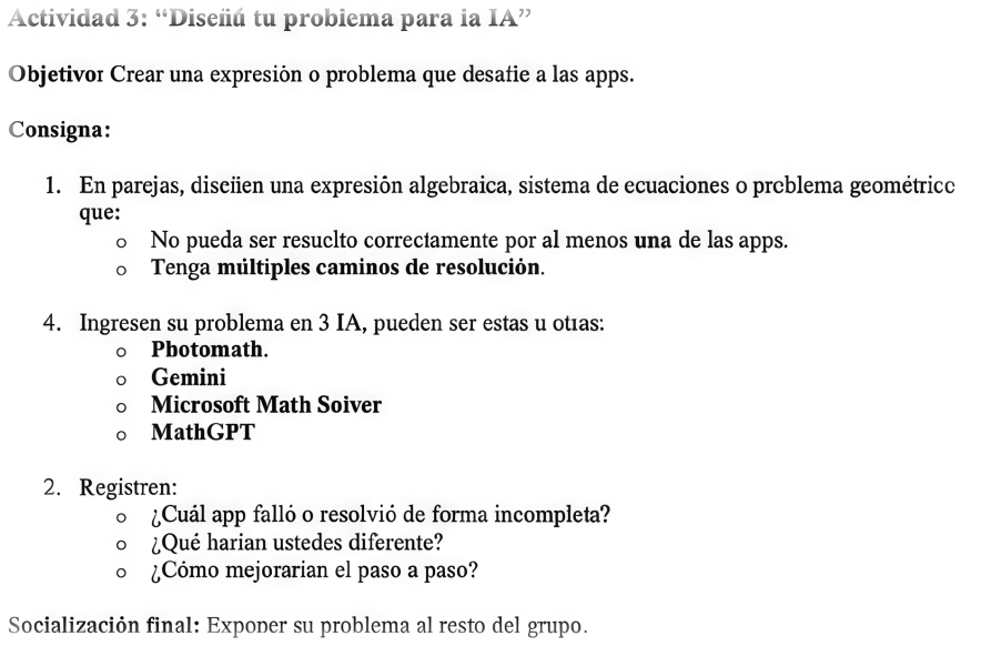 Imagen a modo ilustrativo de las consignas a resolver en la Laboratorio de Matem&aacute;TICa.
